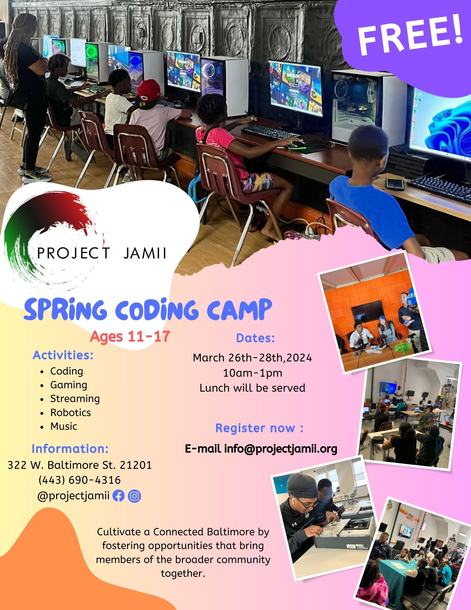 Project Jamii Spring Coding Camp - M.A.P. Technologies