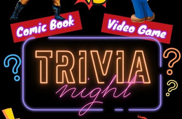 comic book vs. video game trivia night